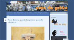 Desktop Screenshot of cosedagatto.com